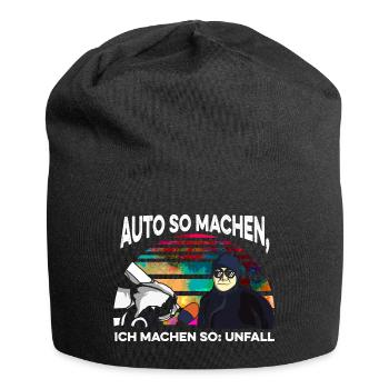 Auto machen so ich machen so - Jersey-Beanie - Schwarz - Vorne