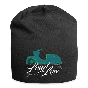 LOUD N LOW - Simson Schwalbe KR51 DDR DesignArt - - Jersey-Beanie - Schwarz - Vorne