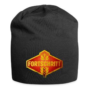 Fortschritt DDR Kombinat Landmaschinen Retro - Jersey-Beanie - Schwarz - Vorne