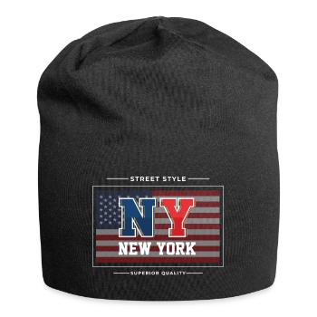 New York - Bonnet en jersey - noir - Devant