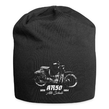 Simson KR 50 - Vintage DDR - Alte Schule - Jersey-Beanie - Schwarz - Vorne