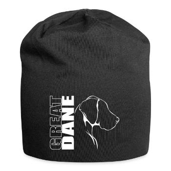 GREAT DANE Profil Chiens Chien Wilsigns - Bonnet en jersey - noir - Devant