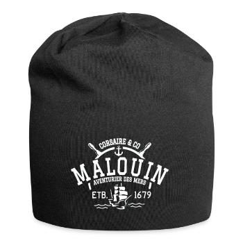 Corsaire et Malouin - Bonnet en jersey - noir - Devant