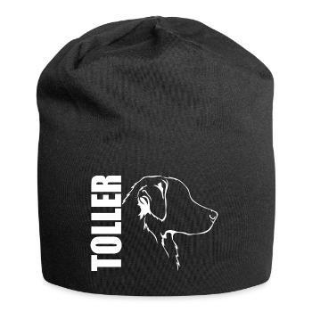 TOLLER Profil Hunde Hund Wilsigns - Jersey-Beanie - Schwarz - Vorne