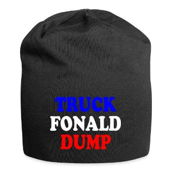 truck fonald dump - Jersey Beanie - black - Front