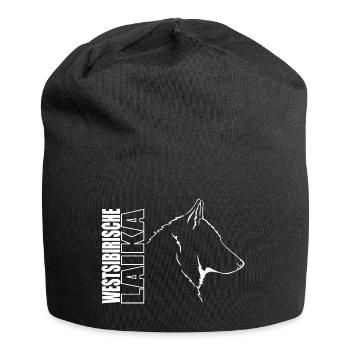 WESTSIBIRISCHE LAIKA Profil Hunde Hund Wilsigns - Jersey-Beanie - Schwarz - Vorne