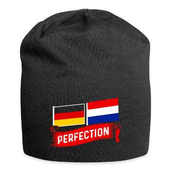 German and Dutch Deutsch und Holländer - Jersey Beanie - black - Front