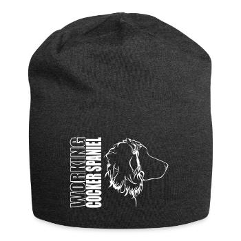 WORKING COCKER SPANIEL Profile Dogs Dog Wilsigns - Jersey Beanie - charcoal grey - Front