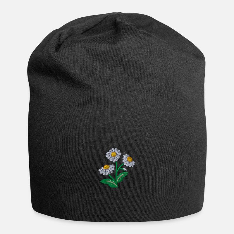 Daisy - Jersey Beanie - black