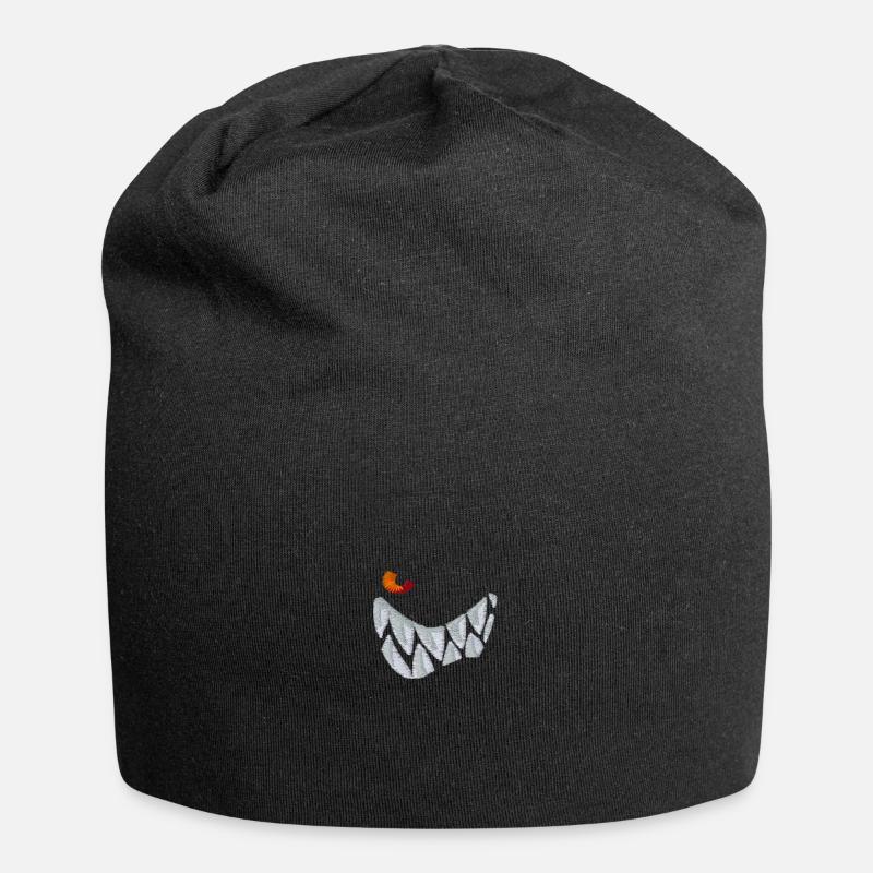Die Wilden Kerle Grinsen Stick - Jersey-Beanie - Schwarz