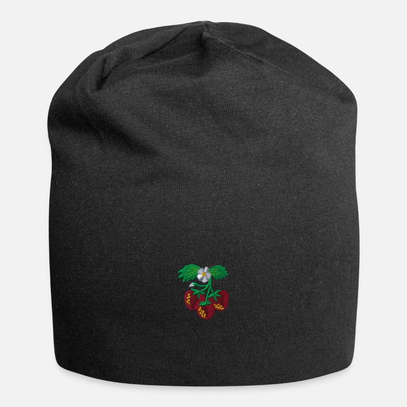Fraise - Bonnet en jersey - noir