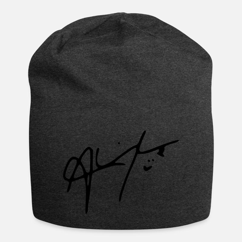 Aaliyah Autograph - Jersey Beanie - charcoal grey