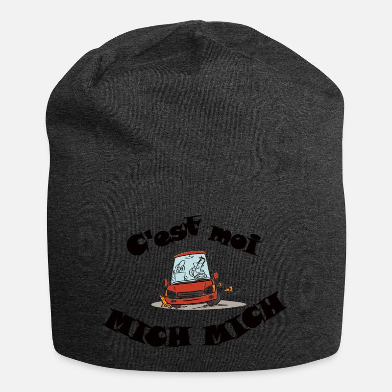 c'est moi michmich - Bonnet en jersey - charbon