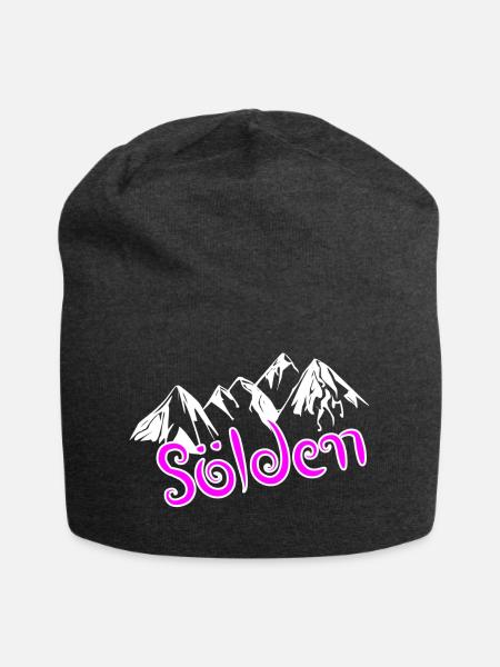 Sölden - Jersey-Beanie - Anthrazit