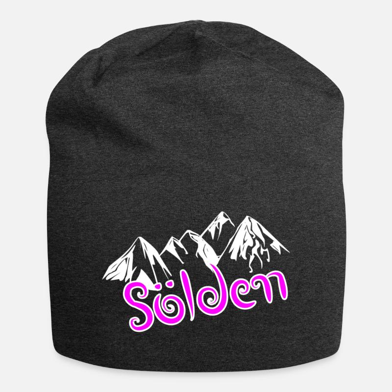 Sölden - Jersey-Beanie - Anthrazit