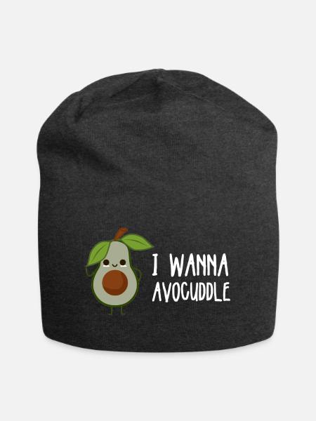 Avocado - Jersey-Beanie - Anthrazit
