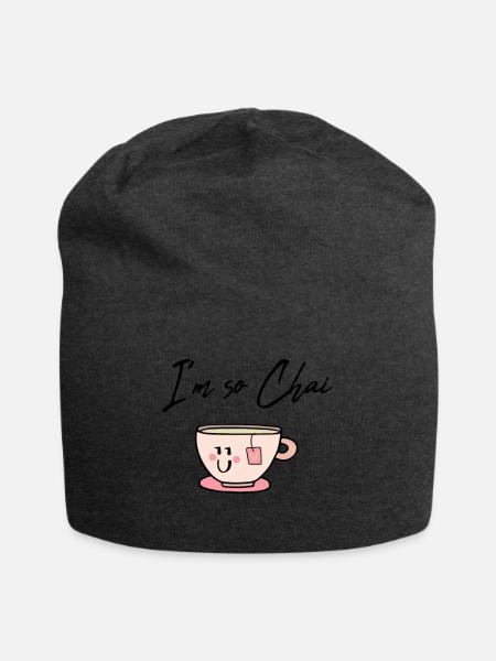 I'm so chai shy / Geschenk Idee - Jersey-Beanie - Anthrazit