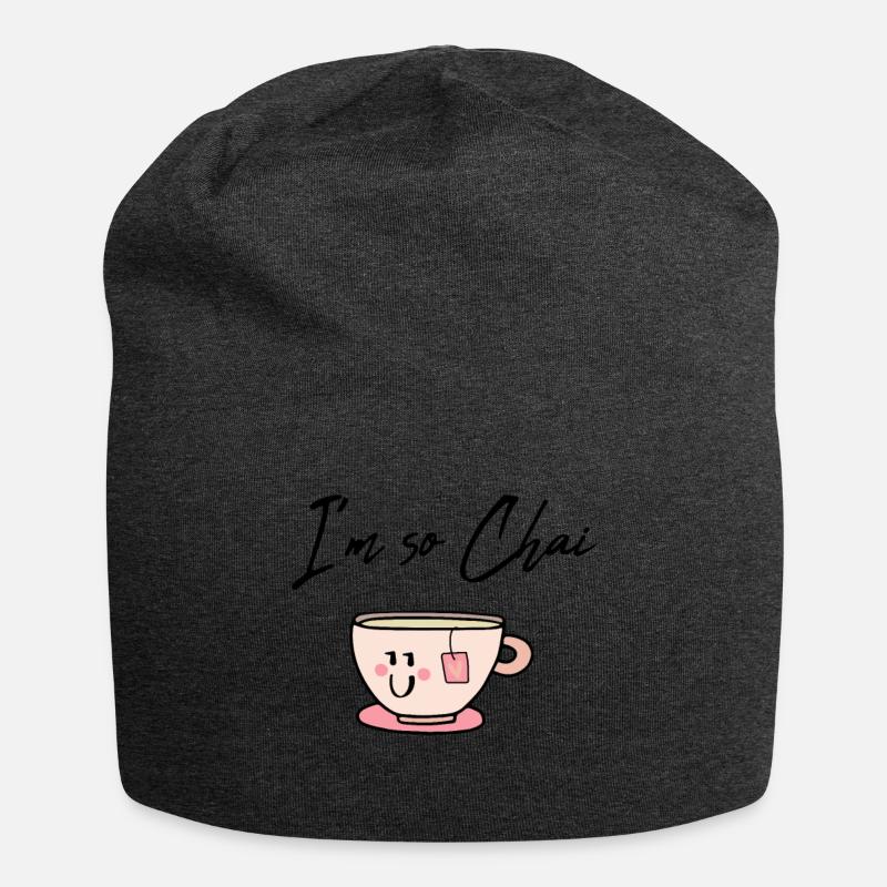 I'm so chai shy / Geschenk Idee - Jersey-Beanie - Anthrazit