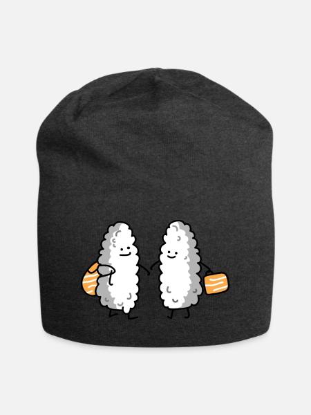 Zwei Reisende - Jersey-Beanie - Anthrazit