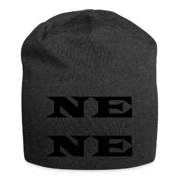 Ne Ne Schriftzug schwarz - Jersey-Beanie - Anthrazit - Vorne