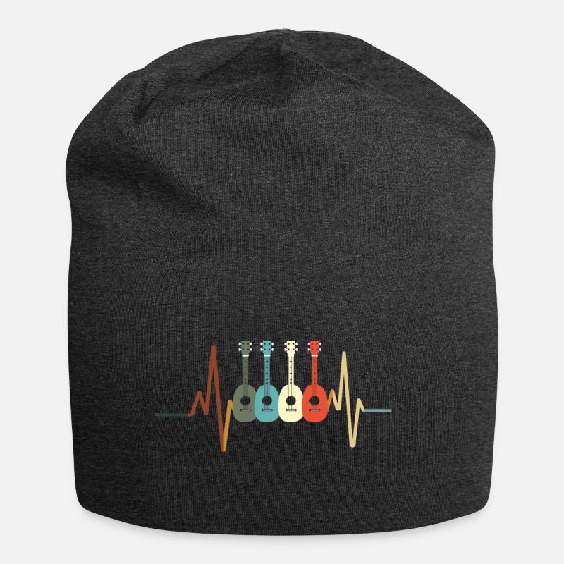 ukulélé - Bonnet en jersey - charbon