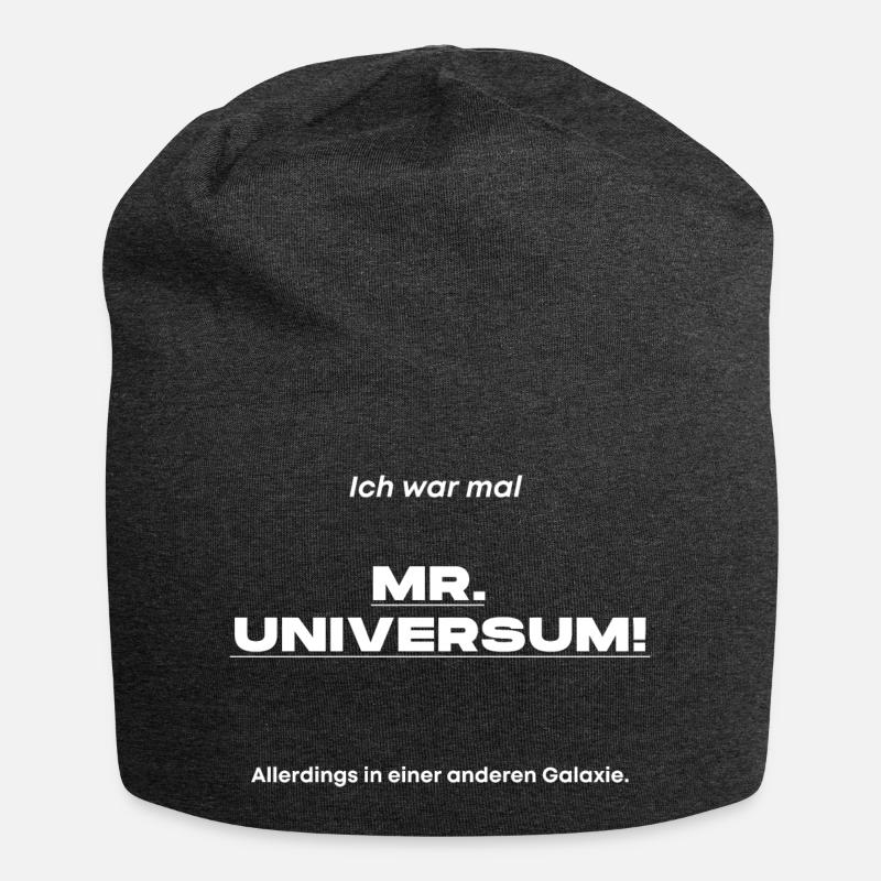 MR. UNIVERSUM! - Jersey-Beanie - Anthrazit