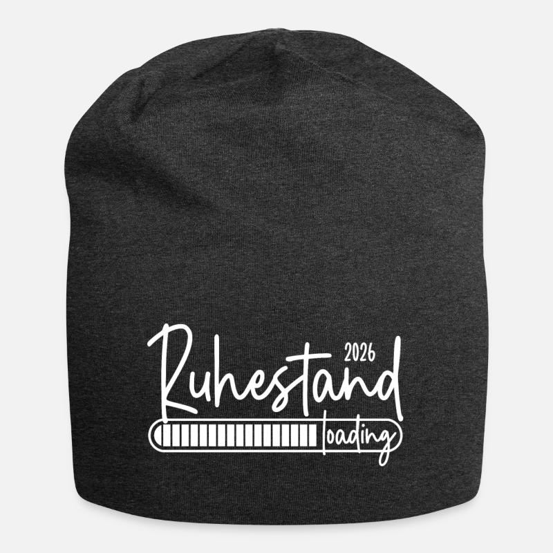 Ruhestand 2026 loading - Jersey-Beanie - Anthrazit