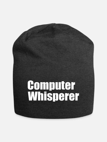 Computerflüsterer - Jersey-Beanie - Anthrazit
