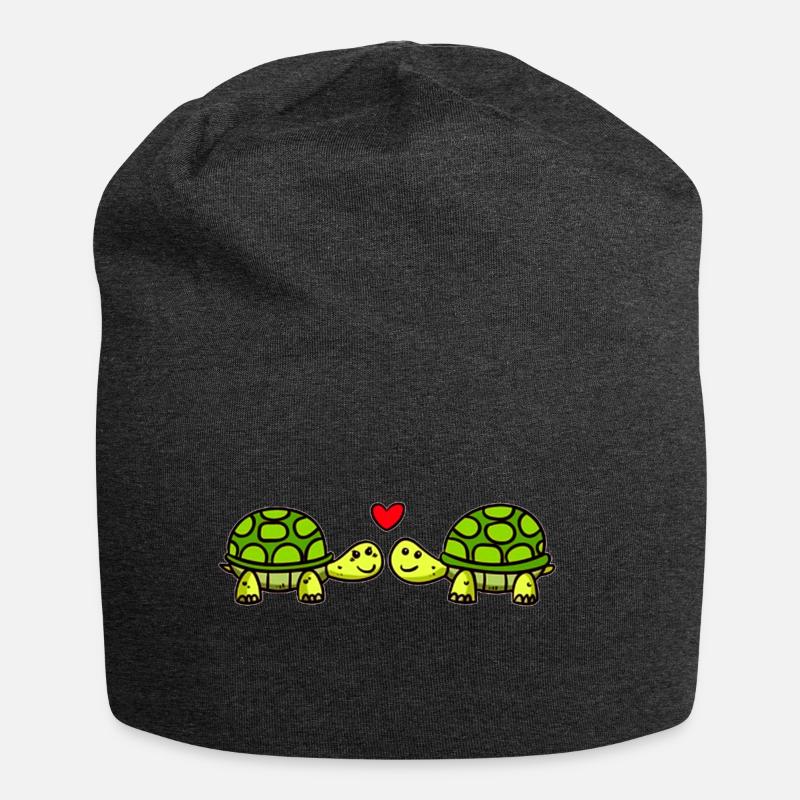 Schildkröten - Jersey-Beanie - Anthrazit