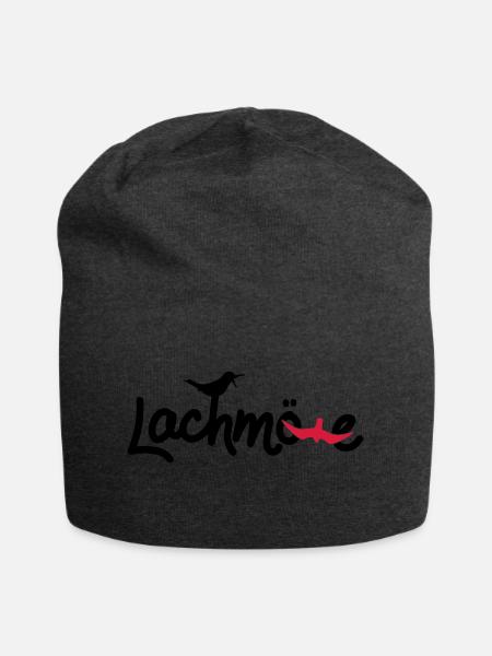 lachmoewe - Jersey-Beanie - Anthrazit