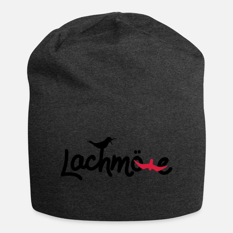 lachmoewe - Jersey-Beanie - Anthrazit