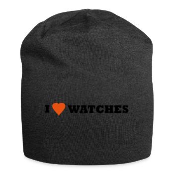 I LOVE WATCHES - Jersey-Beanie - Anthrazit - Vorne