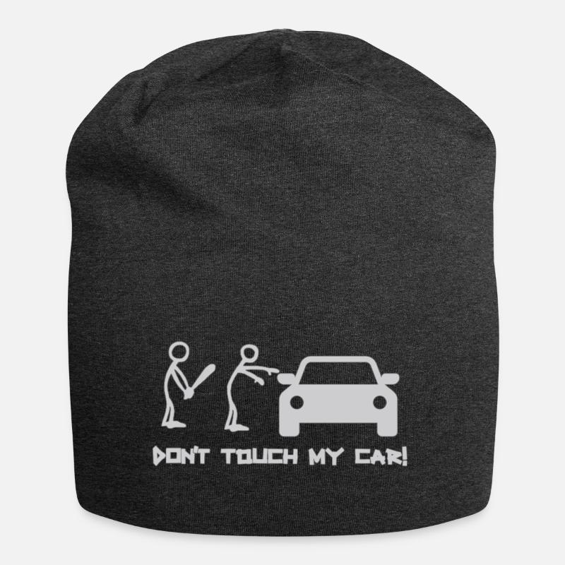 Ne touchez pas - Bonnet en jersey - charbon