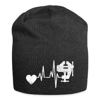 Schreiner Tischler Hobel Handwerker Schreinerei - Jersey-Beanie - Anthrazit - Vorne