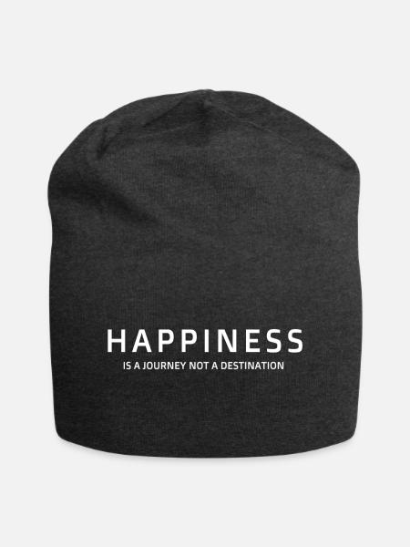 Happiness - Jersey-Beanie - Anthrazit