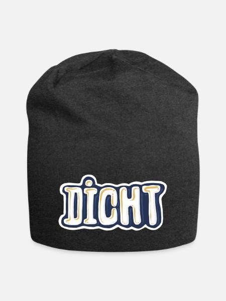Dicht - Jersey-Beanie - Anthrazit