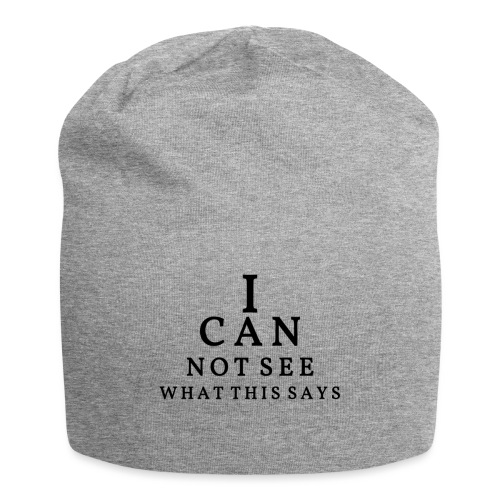 I can not see what this says! - Jersey Beanie