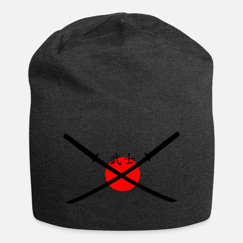 Samurai Schwert - Jersey-Beanie - Anthrazit