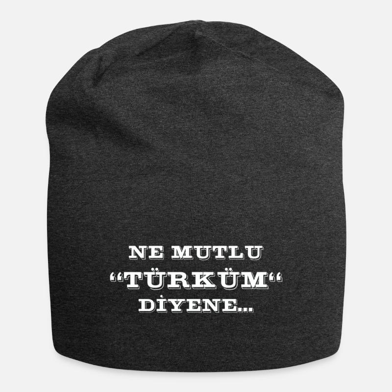 diyène de dinde ne mutlu - Bonnet en jersey - charbon