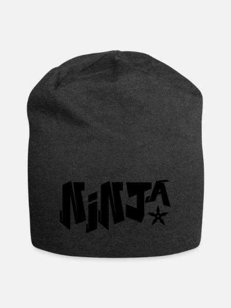Ninja - Jersey-Beanie - Anthrazit