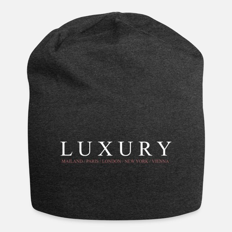 LUXE DIRECT - Bonnet en jersey - charbon