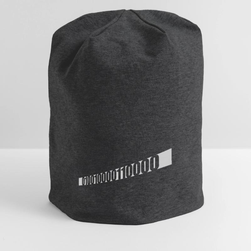 Binary Code Program Language Jersey Beanie