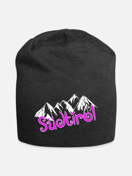 Südtirol - Jersey-Beanie - Anthrazit