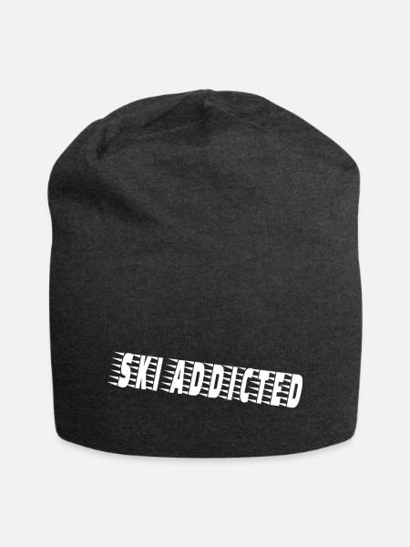 Ski Skisport Skifahren Ski addicted - Jersey-Beanie - Anthrazit