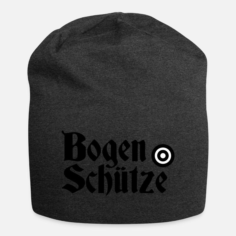 Bogen Schütze Old School - Jersey-Beanie - Anthrazit