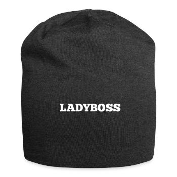 Lady Boss - Jersey Beanie - charcoal grey - Front