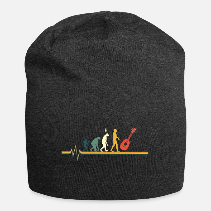 ukulélé - Bonnet en jersey - charbon