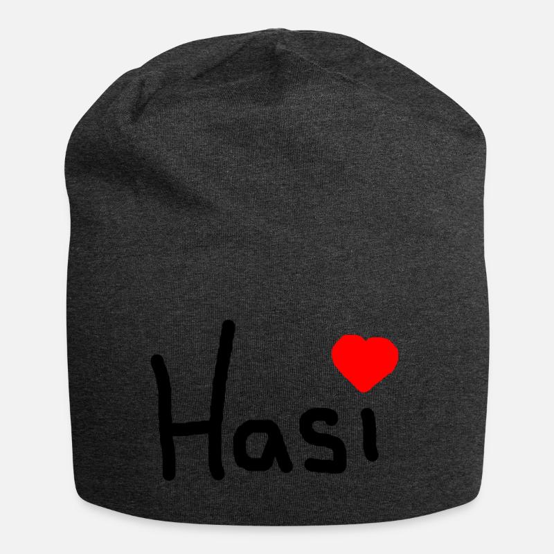Hasi - Jersey-Beanie - Anthrazit