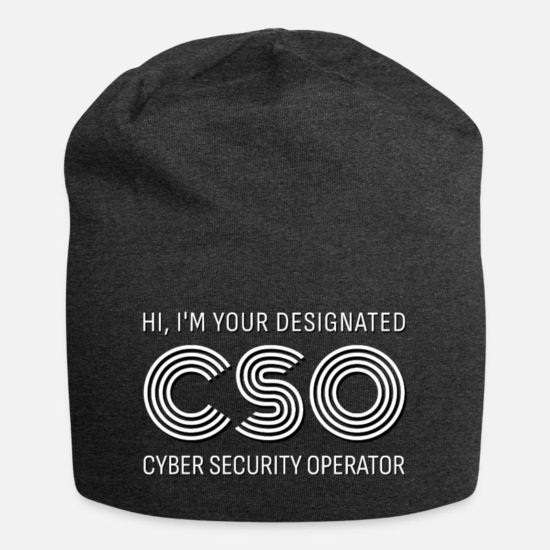 CSO Cyber Security Operator - Jersey-Beanie - Anthrazit