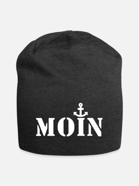 Moin - Jersey-Beanie - Anthrazit
